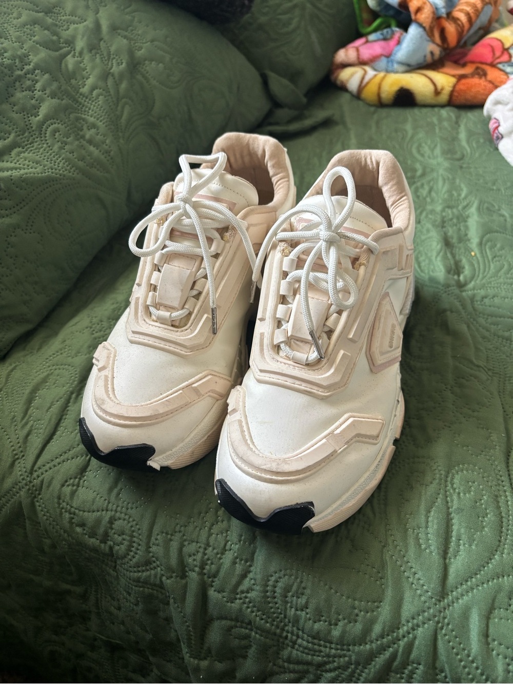 Vero Moda Cream White Chunky Sneakers